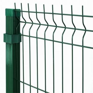 Decorative Garden Village 2D Curvy 3d Welded Wire Fence Corrosion Protection