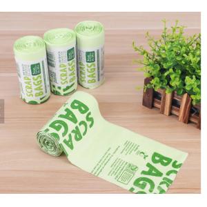 Plastic Biodegradable Garbage Bags / Compostable Trash Bags Roll