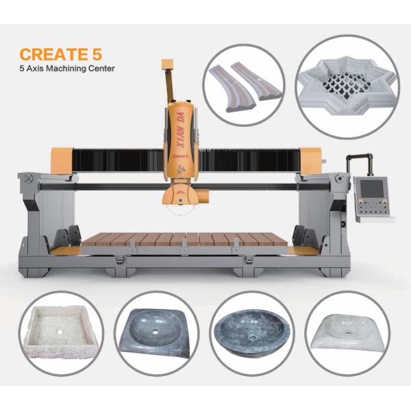 Buy 5 Axis Bridge Cutting Machine With Power Off Memory Function at wholesale prices