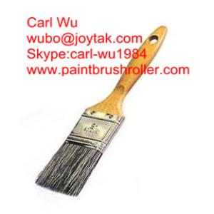 Quality Natural pure bristle Chinese bristle synthetic mix paint brush wood handle plastic handle 1.5 inch PB-014 for sale