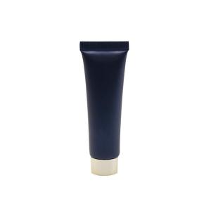 Black Surface Biodegradable Cosmetic Tubes 100ml With Golden Screw Cap