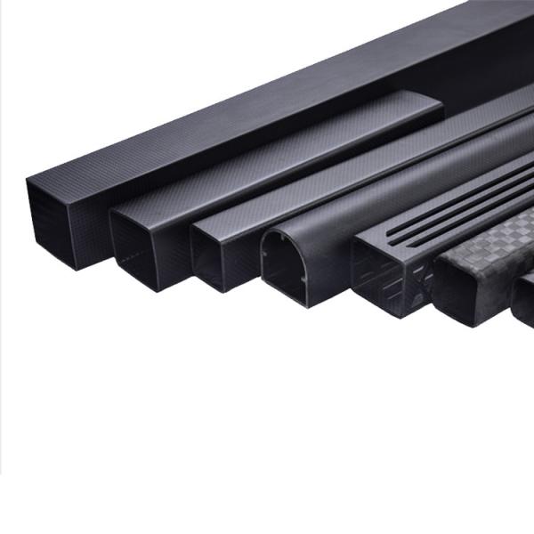 Carbon Fiber Square Oval Tube with 0.025%-0.05% Ash Content and Customizable