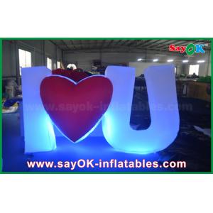 Proposal Led Inflatable Lighting Letter LOVE Party Decoration with 16 Different