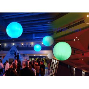 Hanging Moon Balloon Led Light Decoration 200w Rgbw Corrosion Resistant