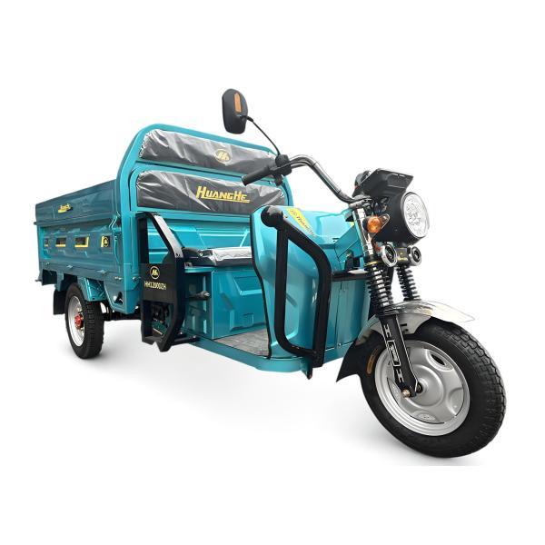 Buy 1200W Electric Cargo Tricycle with Front Drum / Rear Drum Brakes Rated load 260 KG at wholesale prices