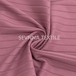 Eco Ribbed Spandex Lycra Recycled Swimwear Fabric 140cm Width