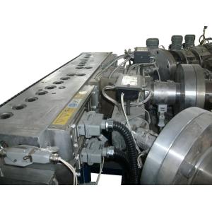 High efficient compounding extruder Wood plastic foam making machine 37kw + 55kw