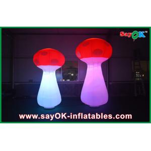 Air Blown Inflatable Orange Lighting Event Inflatable Mushroom