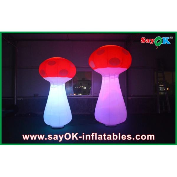 Buy Air Blown Inflatable Orange Lighting Event Inflatable Mushroom at wholesale prices