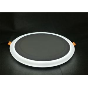 Dual Color Flat Panel Led Lights , Recessed Super Thin Flat Surface Mount Led