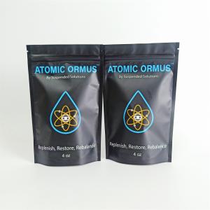 Resealable Matte Finish Smell Proof Custom Stand Up Pouch For Pill