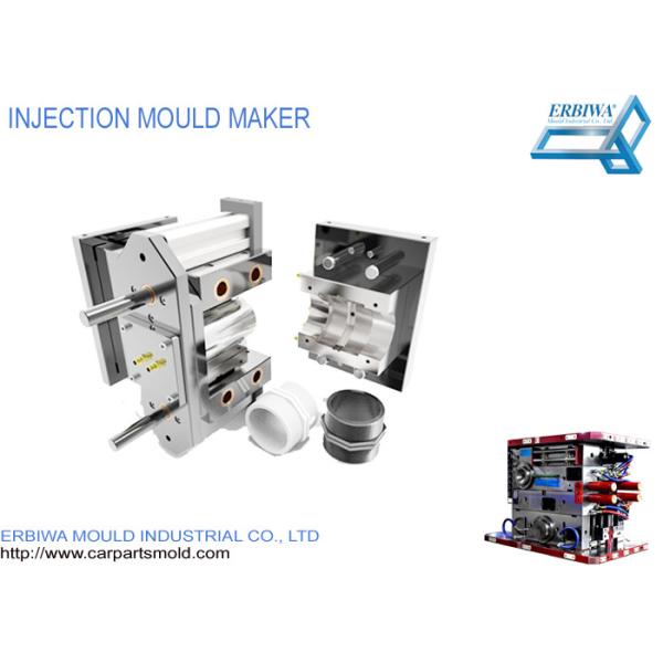 Connecting Fitting Accessories Auto Trim Mold , Plastic Part Design For