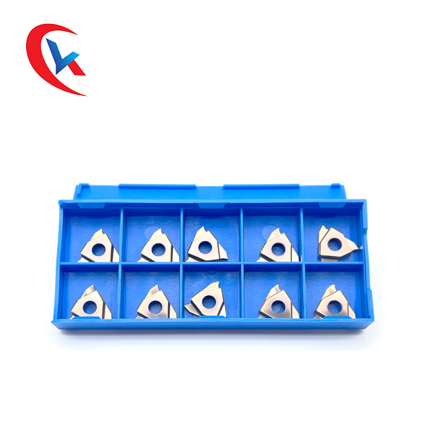 TGF32L100 3 Cutting Edges PVD Coating Left Hand Knife Carbide Grooving Inserts