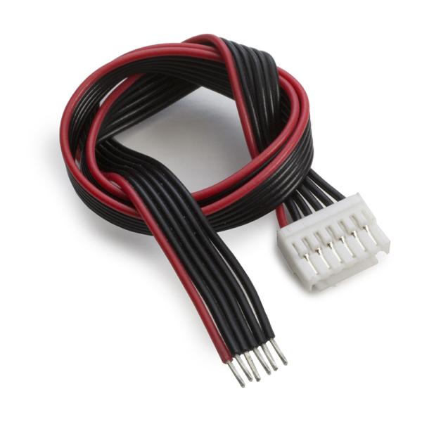 JST GH Silicone Electrical Industrial Wire Harness 24AWG 6 Pin To 4 Pin Heat Resistance