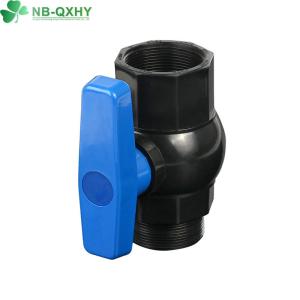 Water Media PVC Octangle Ball Valve with Compact Male and Female Threaded