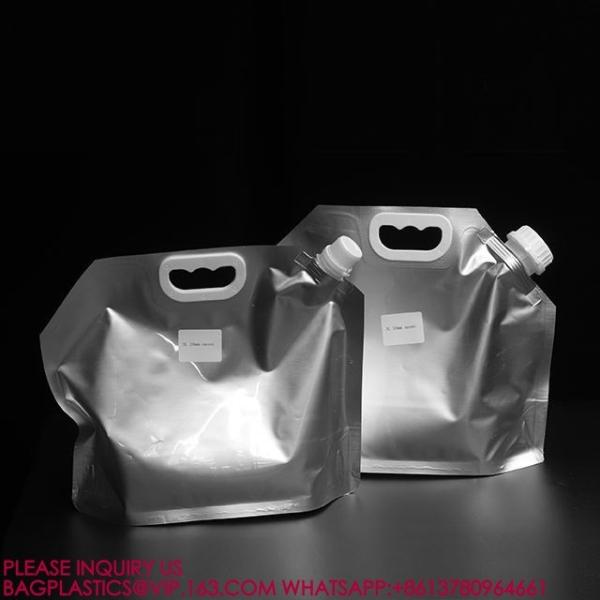 Food Packaging Bag Aluminum Foil Liquid Spout Pouch Stand Up Pouch With Spout For Liquid