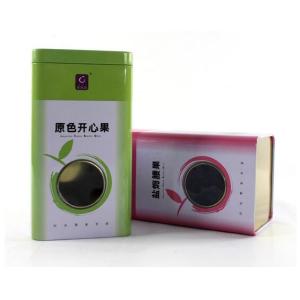 Wholesale Pastoral Nuts Tin with Window