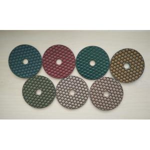 100mm Dry Honeycomb Diamond Polishing Pads For Stone