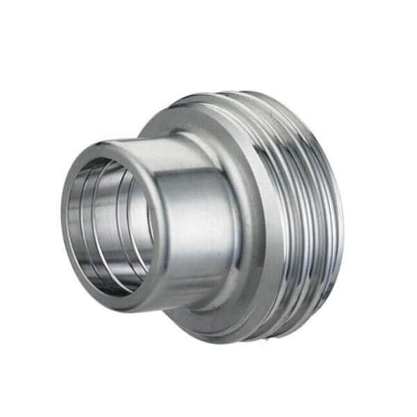 Buy Ss 304 / 316L DIN Sanitary Union Tri Clamp Pipe Fittings Expanded Male at wholesale prices