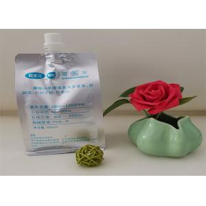 Reusable Stand Up Plastic Drink Liquid Spout Pouch For Milk Juice Hydrogen Water