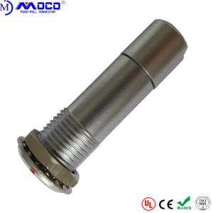 Straight Panel Mount Female Circular Electrical Connectors 5000 Mating Cycles