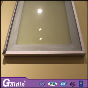 Quality anodized glass insert bathroom toilet electrophoresis aluminum door frame for sale