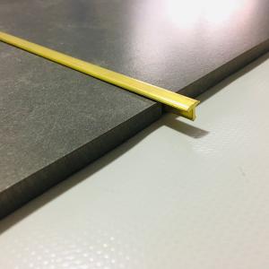 Brass Metal Transition Strip Brass Tile Trim 10mm Mirror Polished
