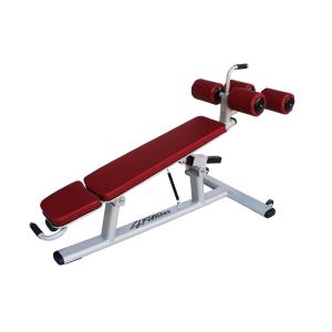 Life Fitness Gym Rack And Bench , Adjustable Abdominal Crunch Bench