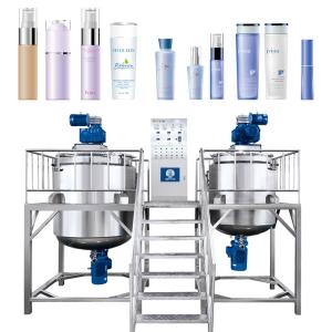 Stainless Steel 316 Cosmetic Emulsifier Mixer With PLC Buttons Control