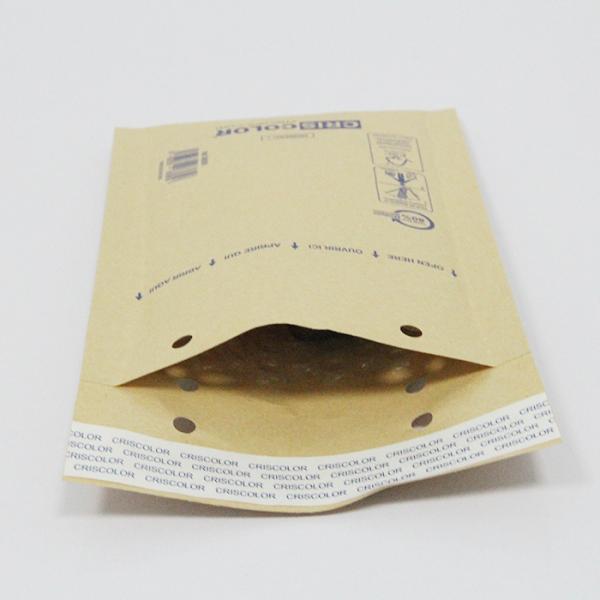 Compact 6x9 In Kraft Paper Bubble Bags Biodegradable Paper Bag Protector For Jewelry