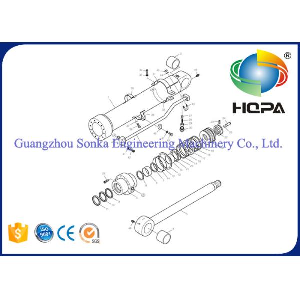 Excavator Cylinder Seal Kit DAEWOO DH300LC SOLAR290LC SOLAR300LC Arm Cylinder Seal Kit 2440-9240KT