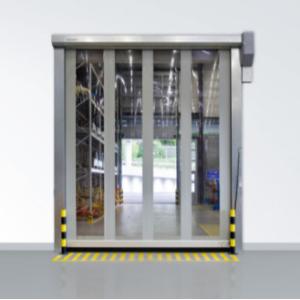 Customized Insulated Rapid Roller Doors For Industrial Zipper Self-Adjusting