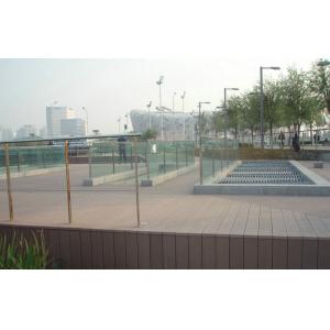 Quality Anti - UV Solid WPC Deck Flooring For Square &amp; Playground / WPC boards for sale