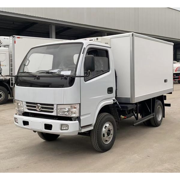 Factory Supply Dongfeng 4x2 New Brand Chassis 5Tons Refrigerator Truck Freezer Low Temperature Box