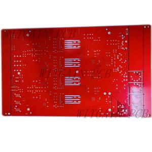 Red Solder Mask FR4 Circuit Board 1 OZ Copper Thickness OSP Treatment