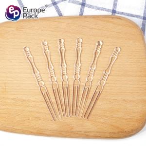 Eco-friendly food grade disposable ps plastic fruits fork