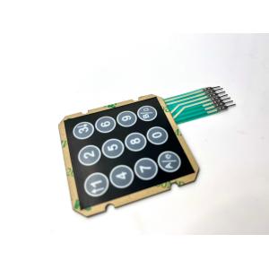 Quality OEM Customized Design Embossed Membrane Switch With Glossy Surface for sale