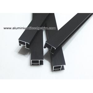 Brushed Black Aluminium Metal Picture Frames With 2 cm Flat Edge