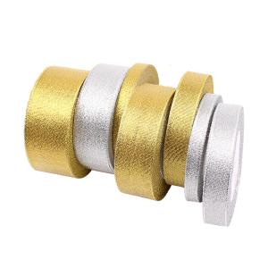 Gold Metallic Ribbon personalized metallic ribbon craft ribbon