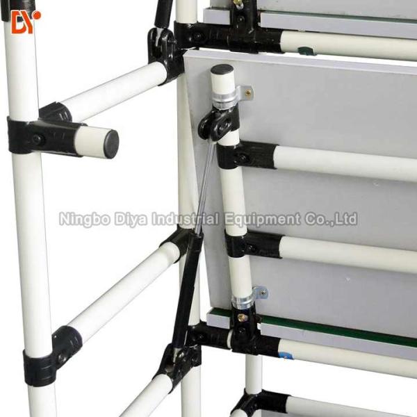 HJ-10 Factory Specialized Customize Pipe Fitting Lean Tube Connector Metal Single Metal Joint for Pipe Rack