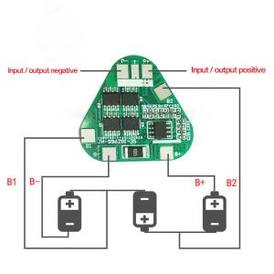 12V 100Ah 18650 BMS 3s 10A Balancing Assembly Pcb For Lithium Battery