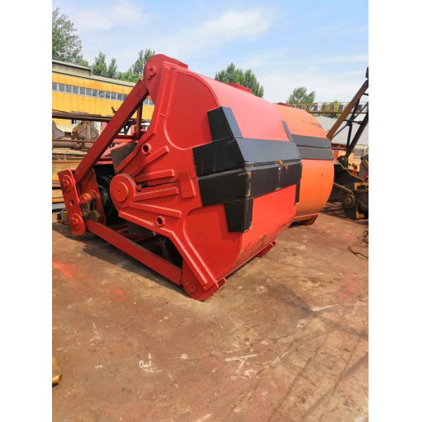 Q235B Steel Four Rope Mechanical Grab Bucket For Crane 0.5-10 m³ Volume
