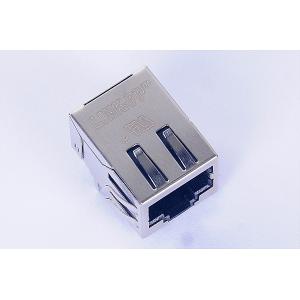 PoE Single Port Stacked RJ45 No LEDs With Tab Down 0813-1X1T-A8-F
