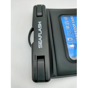 TPU PVC Waterproof Bag , 20.5cm Watertight Bag For Phone Green