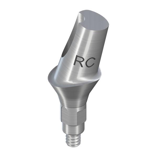 ITI Straumann Bone Level® Titanium Angled Anatomic Abutment RC 4.1mm, 15°Degree, GH 2mm/3.5mm