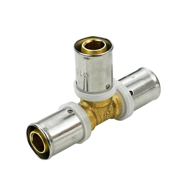 Multilayer Tube Fittings Male Female Elbow Equal Tee Straight Press Brass