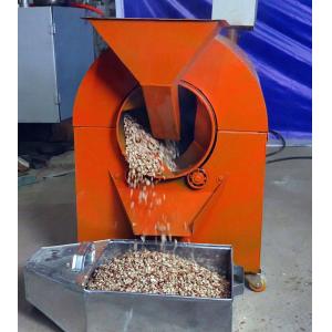 Heating Peanut Roasting Machine Large Capacity Horizontal Cylinder Structure