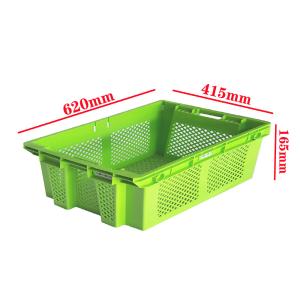 Practical Nestable Plastic Crate Storage And Transportation Stackable Turnover