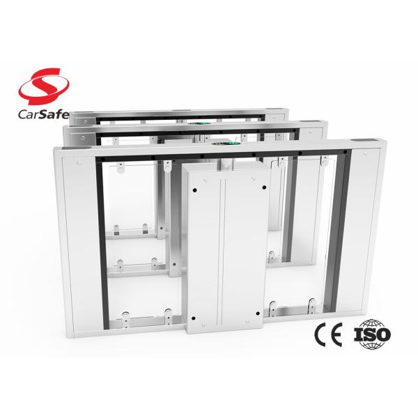 Buy Security Flap Barrier Turnstiles Code Reader Smart Flap Barrier Gate Entrance at wholesale prices