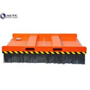 Flexible Forklift Brush Sweeper Industrial Cleaning Broom Outdoor Push Brush